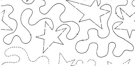 Meandering Stars - 10" Interlocking